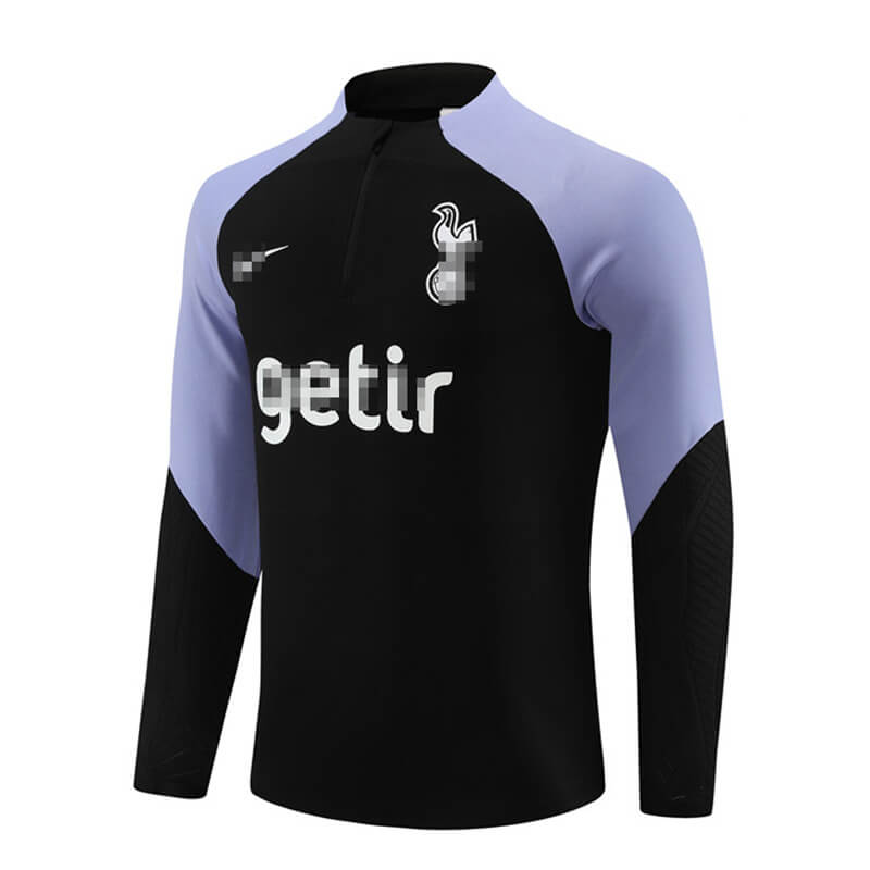 Sudadera de Entrenamiento Tottenham Hotspur Negro/Morado 2023/2024 